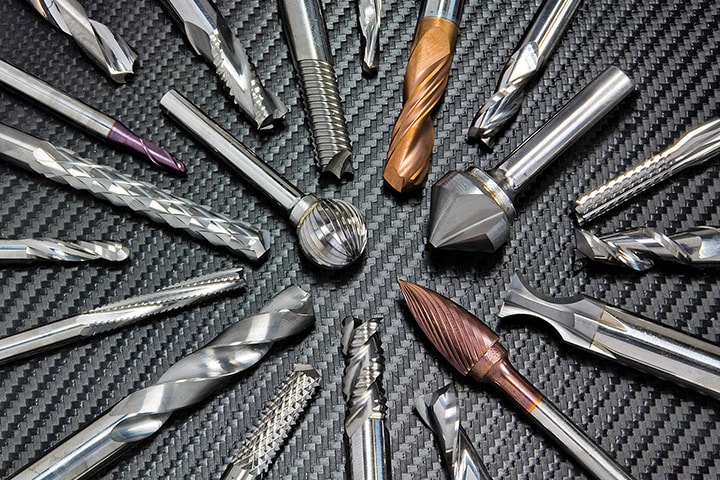 various cutting tool taps and bits